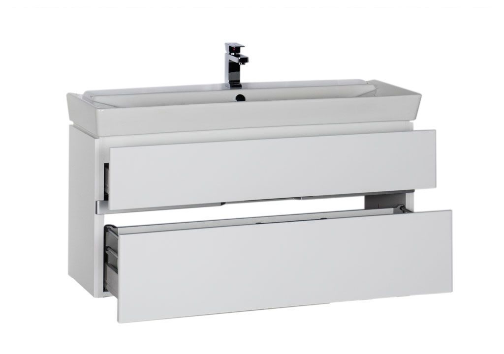 Тумба с раковиной Aquanet Виго 120 белый 0018340400168782 - Вид №1