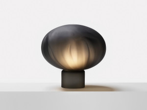 Алюминиевая и стеклянная светодиодная настольная лампа