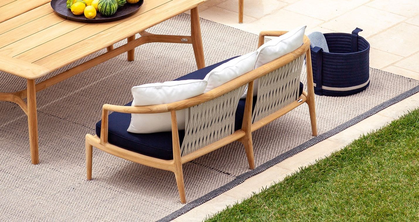 Садовый диван из тикового дерева Poltrona Frau Boundless Living Outdoor Collections ARCH-00054165 - Вид №7