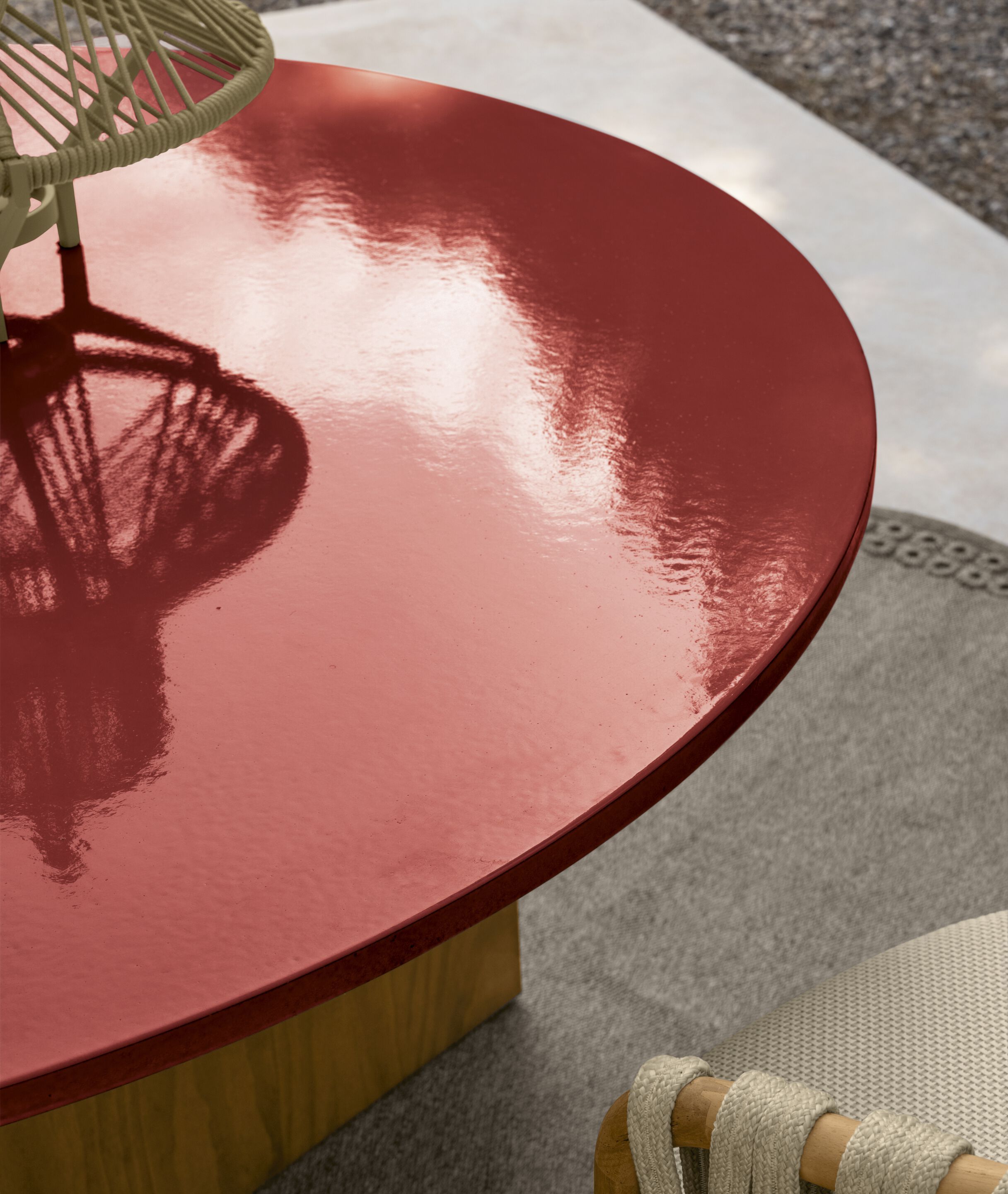 Круглый низкий садовый столик в Accoya® Talenti Venice ARCH-00018908 - Вид №2