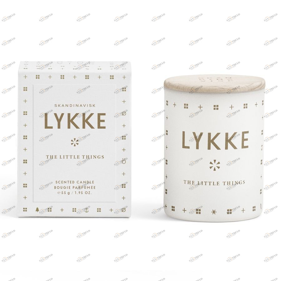 Свеча ароматическая LYKKE с крышкой, 55 г S K A N D I N A V I S K SK1319