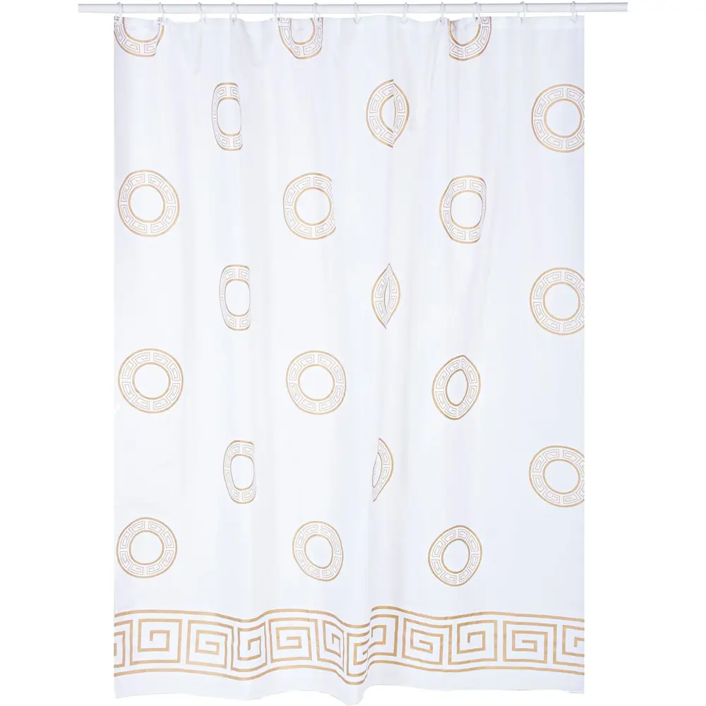 Штора для ванной комнаты «Classic» 180х200 см цвет жёлтый 15563885 STLM-2000533 WESS - Вид №1