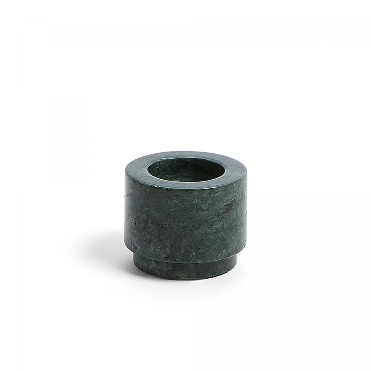 064798 Подсвечник зеленый мрамор La Forma Checks  - Вид №1