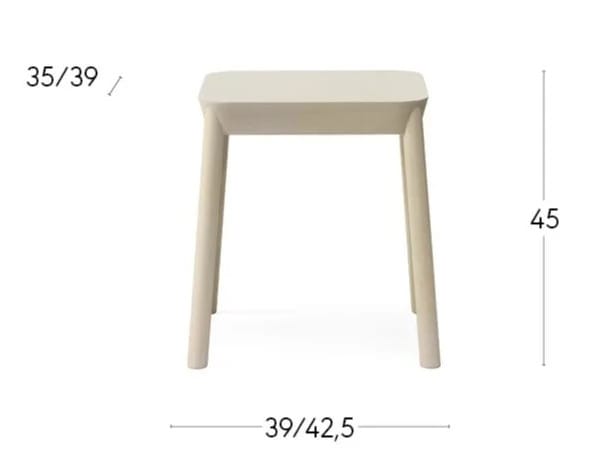 Низкий стул из бука Billiani ARCH-00041506 - Вид №2