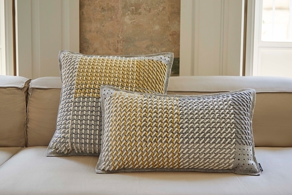 070806 Подушка Grey 50x50 см GAN Canevas Geo - Вид №3