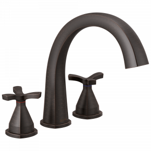 T27776-RB Отделка римской ванны с тремя отверстиями Delta Faucet Stryke Венецианская бронза