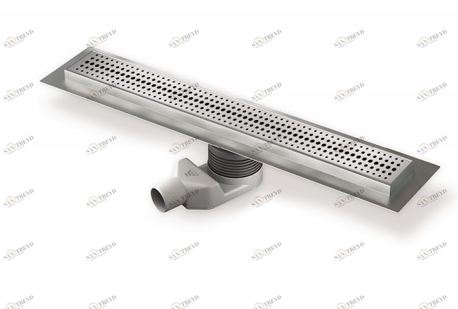 Цельнонержавеющий желоб ALPEN Basic ALP N 750 B1 