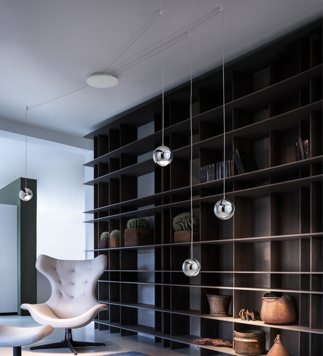 Lodes Spider 160008 chrome светильник подвесной (160002) Studio Italia Design 109970 - Вид №1