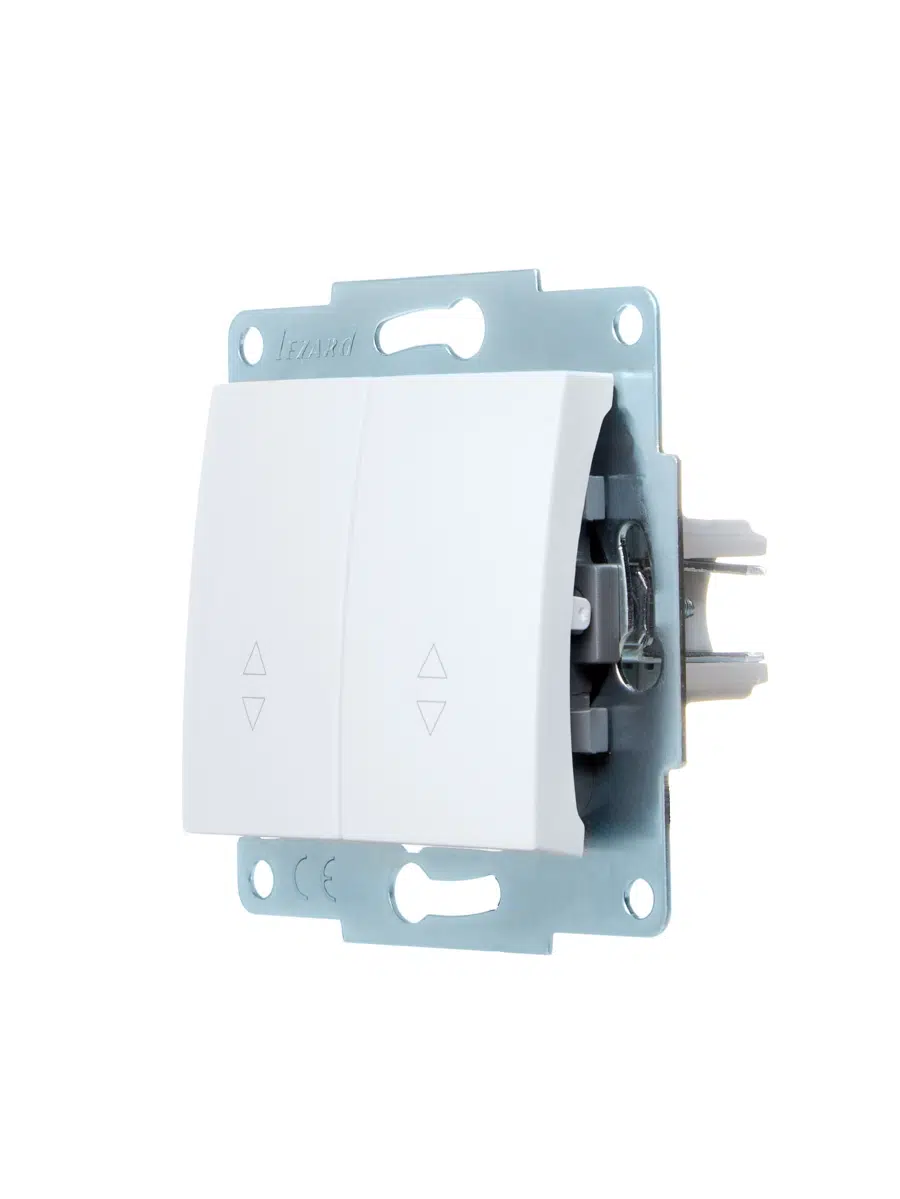 ASTI Выключатель проходной двойной белый механизм LEZARD 7081-0288-106 - Вид №3