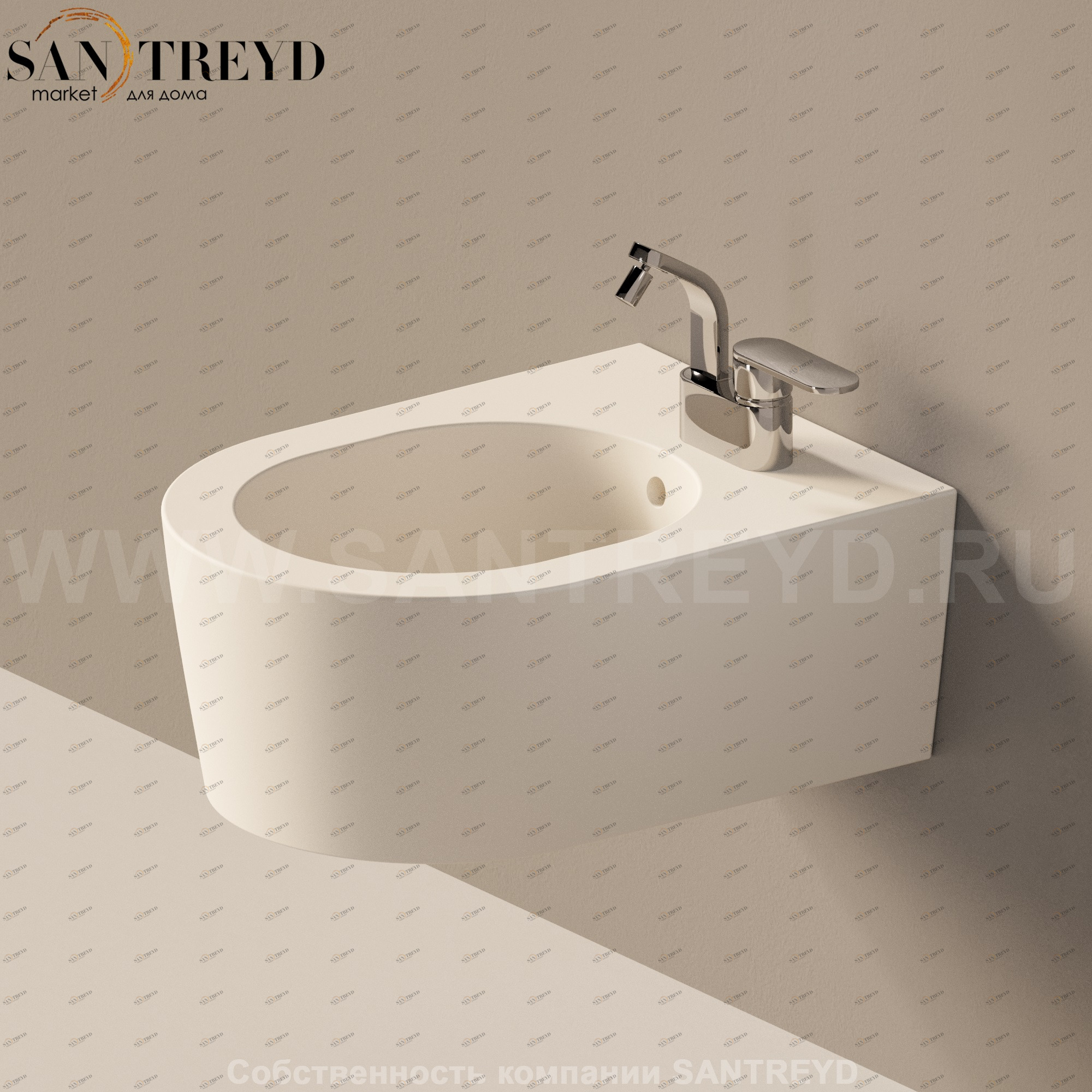 50659003 Биде подвесное Link Ceramica Flaminia