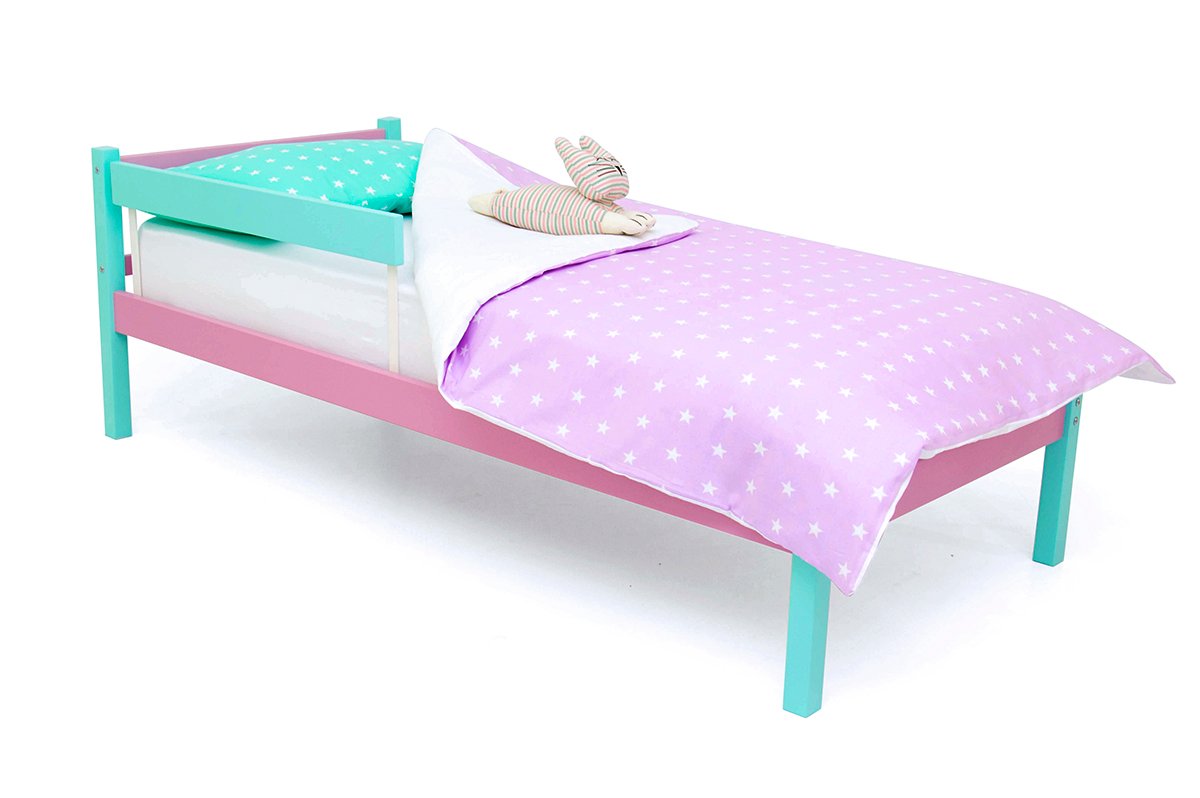 Детская кровать Svogen classic мятная, лаванда БЕЛЬМАРКО  326807 Голубой;розовый Santreyd  - Вид №1