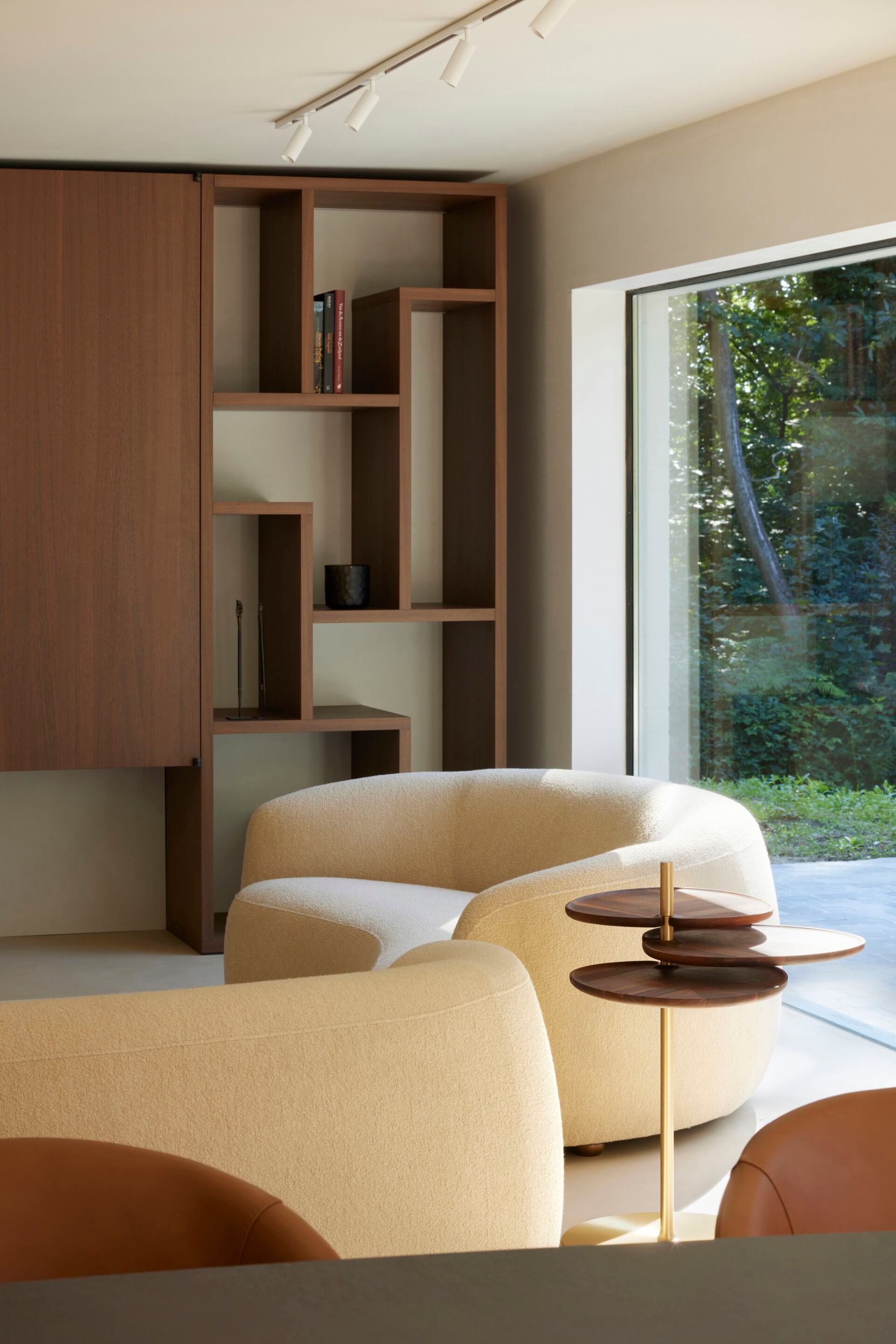 Изогнутый диван из ткани Joli оливковое дерево ARCH-00035779 - Вид №5