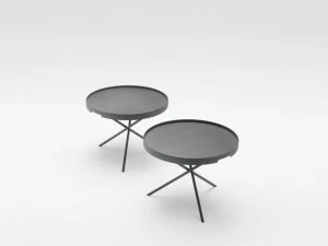 Paola Lenti Круглый журнальный столик с подносом  B74a