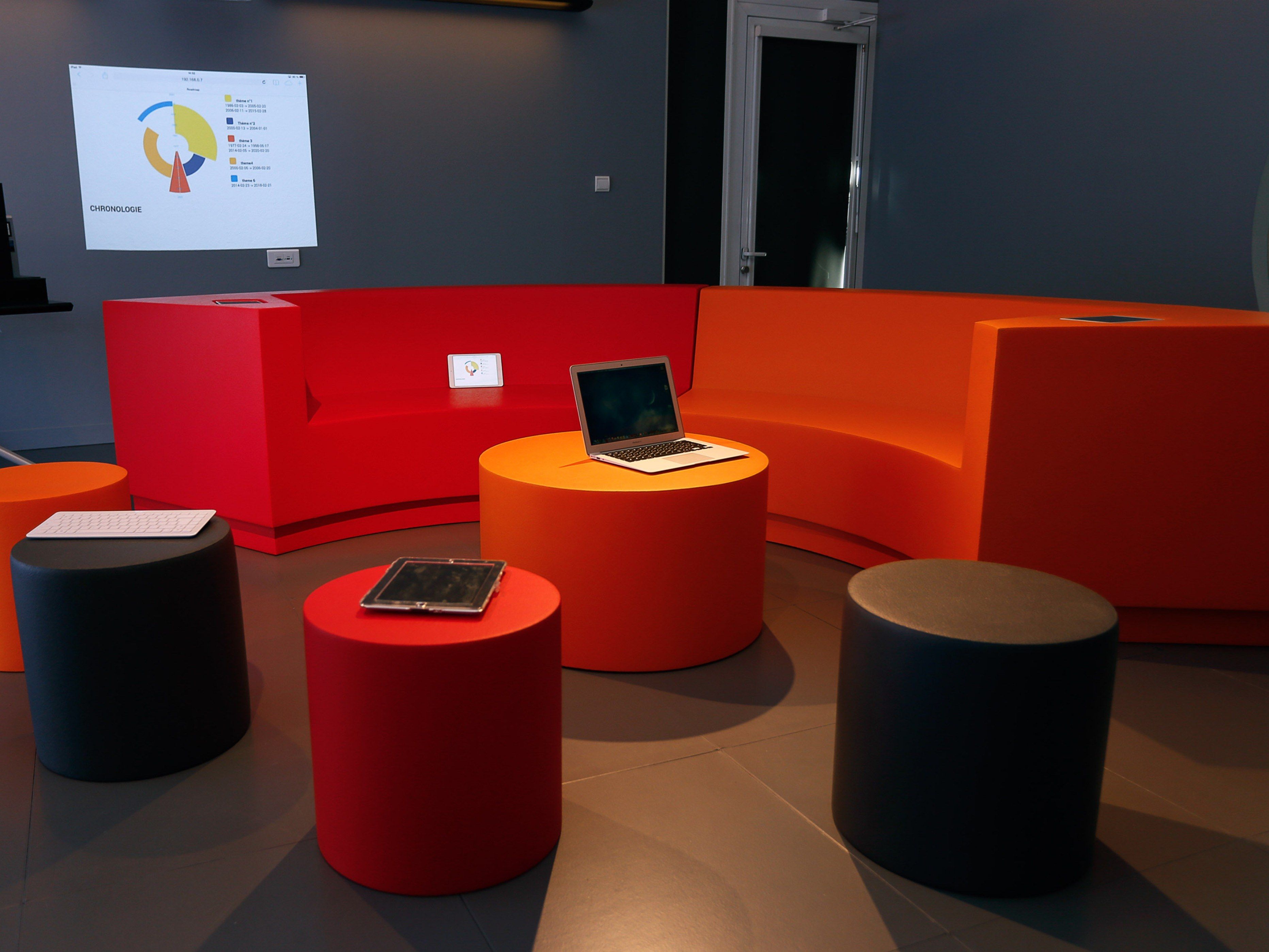 Pouf rotondo in QM Foam per contract Quinze & Milan RONDO ARCH-00140139 - Вид №4