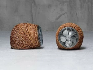 Gervasoni Настольный вентилятор в темном пулют Wind