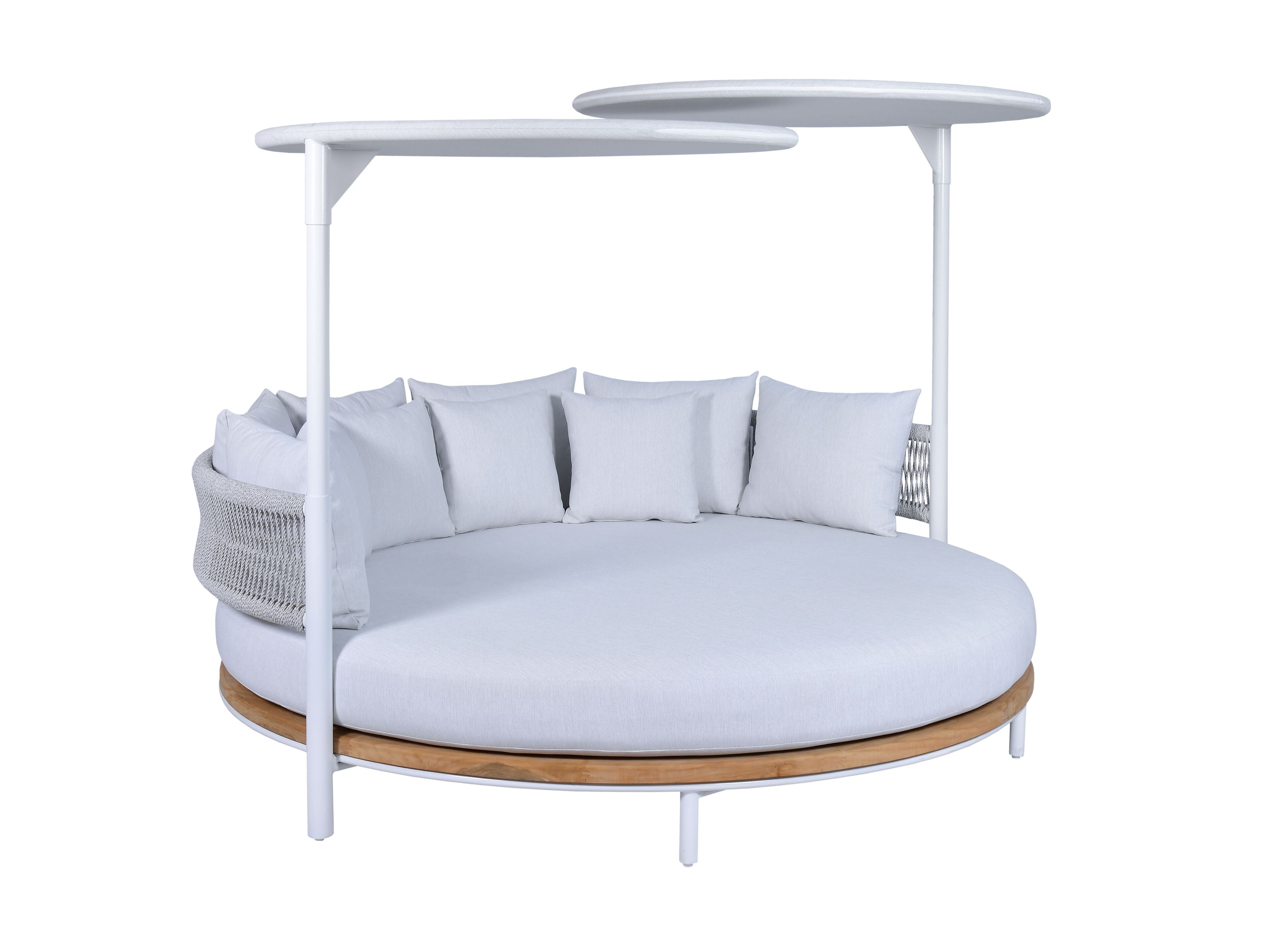 Ткань круглая Садовая кровать с солнцезащитным козырьком cbdesign круглый ARCH-00084466 - Вид №24