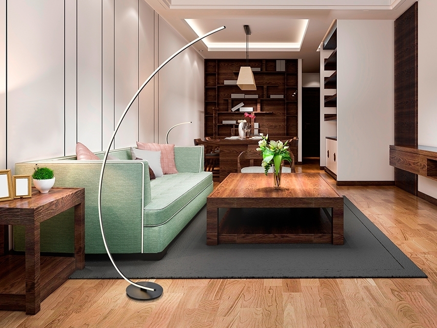 088117 Торшер черный Schuller Linea