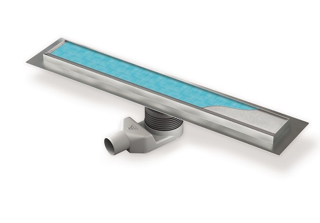 Цельнонержавеющий желоб ALPEN Klasik/Floor ALP N 750 K  - Вид №1