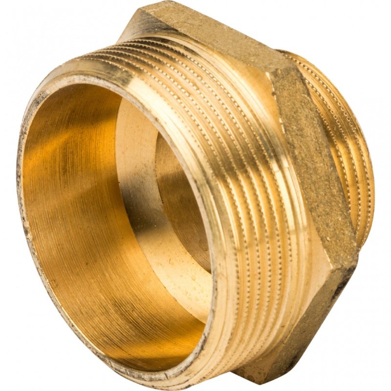 Ниппель переходной НН 2х1 1/4" латунь STOUT SFT0003002114 - Вид №2