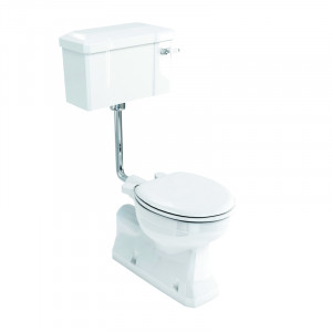 Burlington S-образный унитаз низкого уровня с бачком с рычагом 440 Белый C3 T31 CHR P19