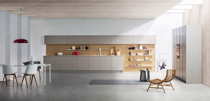 TM Italia Cucine Линейная лакированная кухня K6 sun-id-1504939 - Вид №1