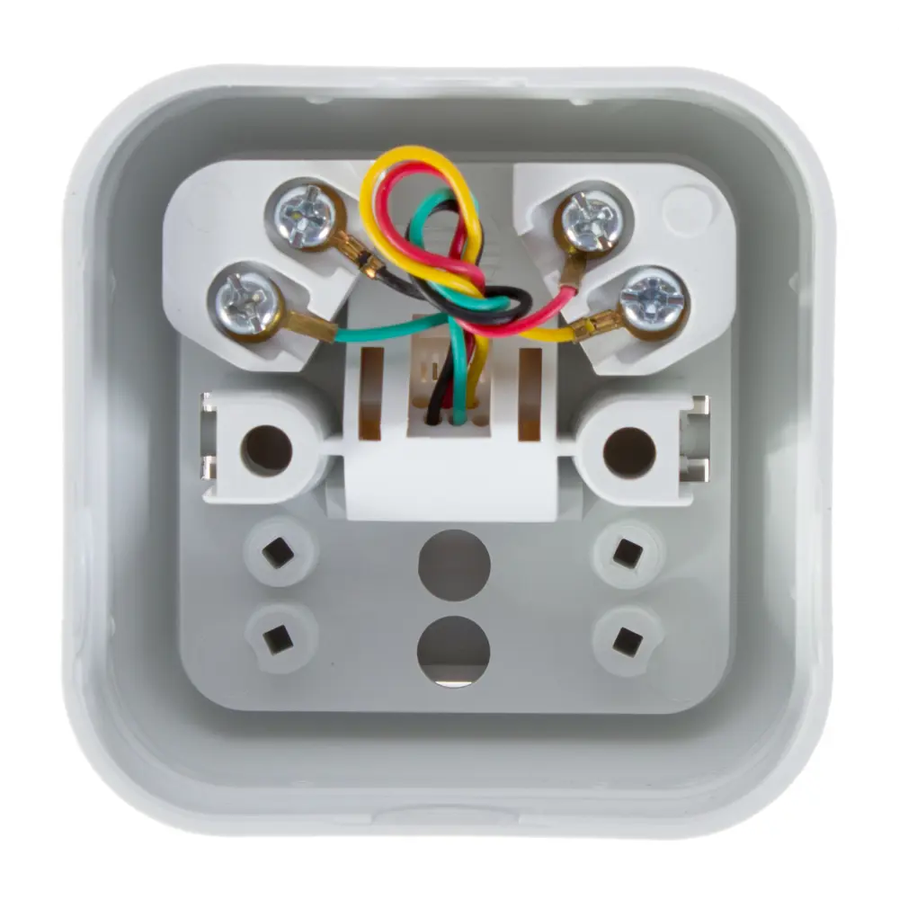 Телефонная розетка накладная Makel Siva Ustu RJ11, цвет белый 16267308 STLM-2172420 - Вид №2