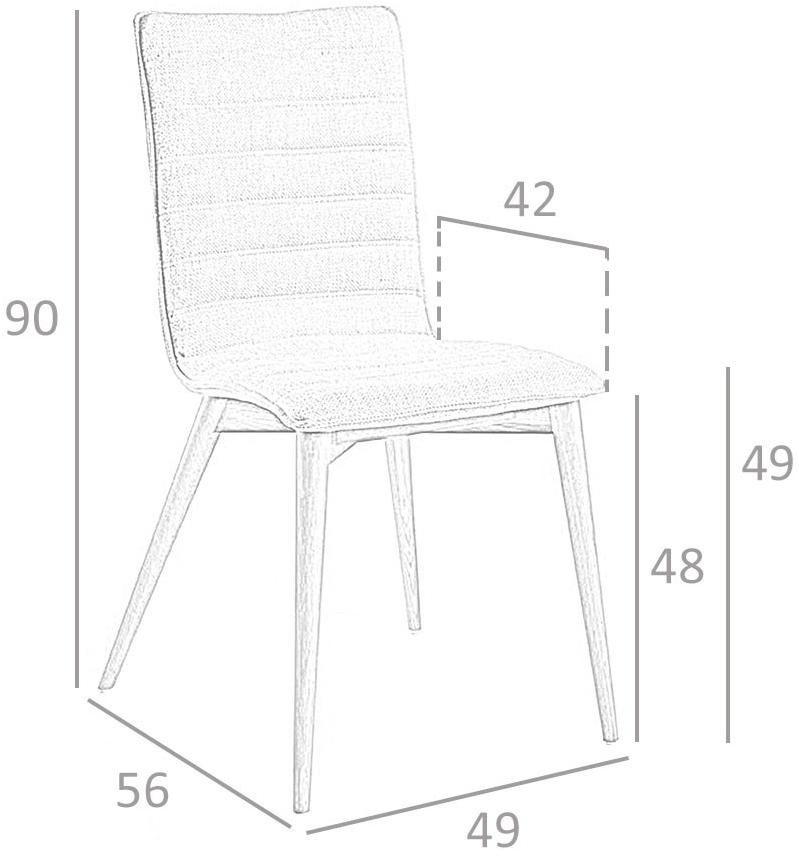 Angel Cerdá Стул из ткани New chair 4031 dc619 Angel Cerda - Вид №7