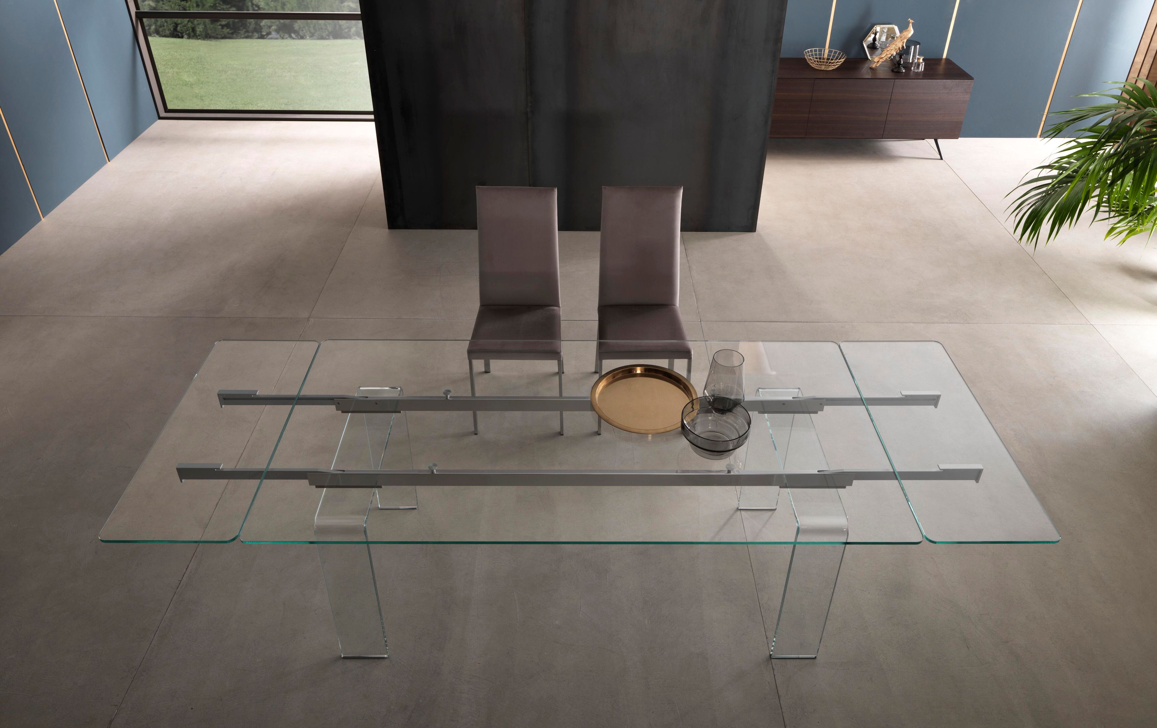 Выдвижная кухня обеденный стол RIFLESSI этаж ARCH-00146672 - Вид №1