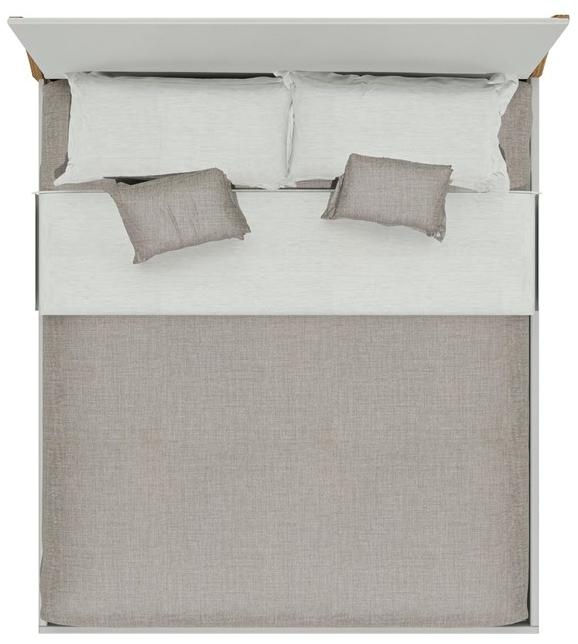 Arte Brotto Двуспальная кровать с мягким изголовьем Leonardo L975 - Вид №3