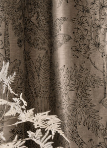 Жаккардовая ткань для штор с графическим рисунком