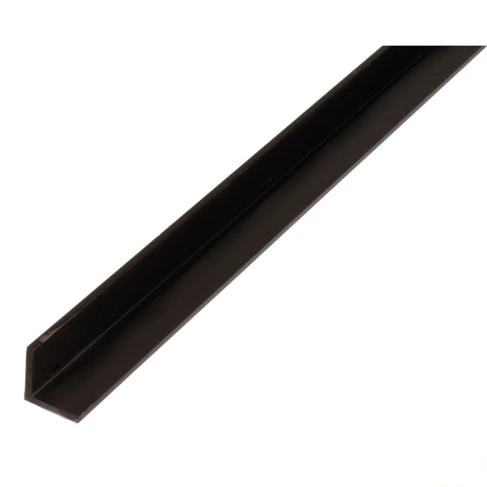 Уголок ПВХ 15x15x1.2x1000 мм цвет черный GAH ALBERTS STLM-2140557