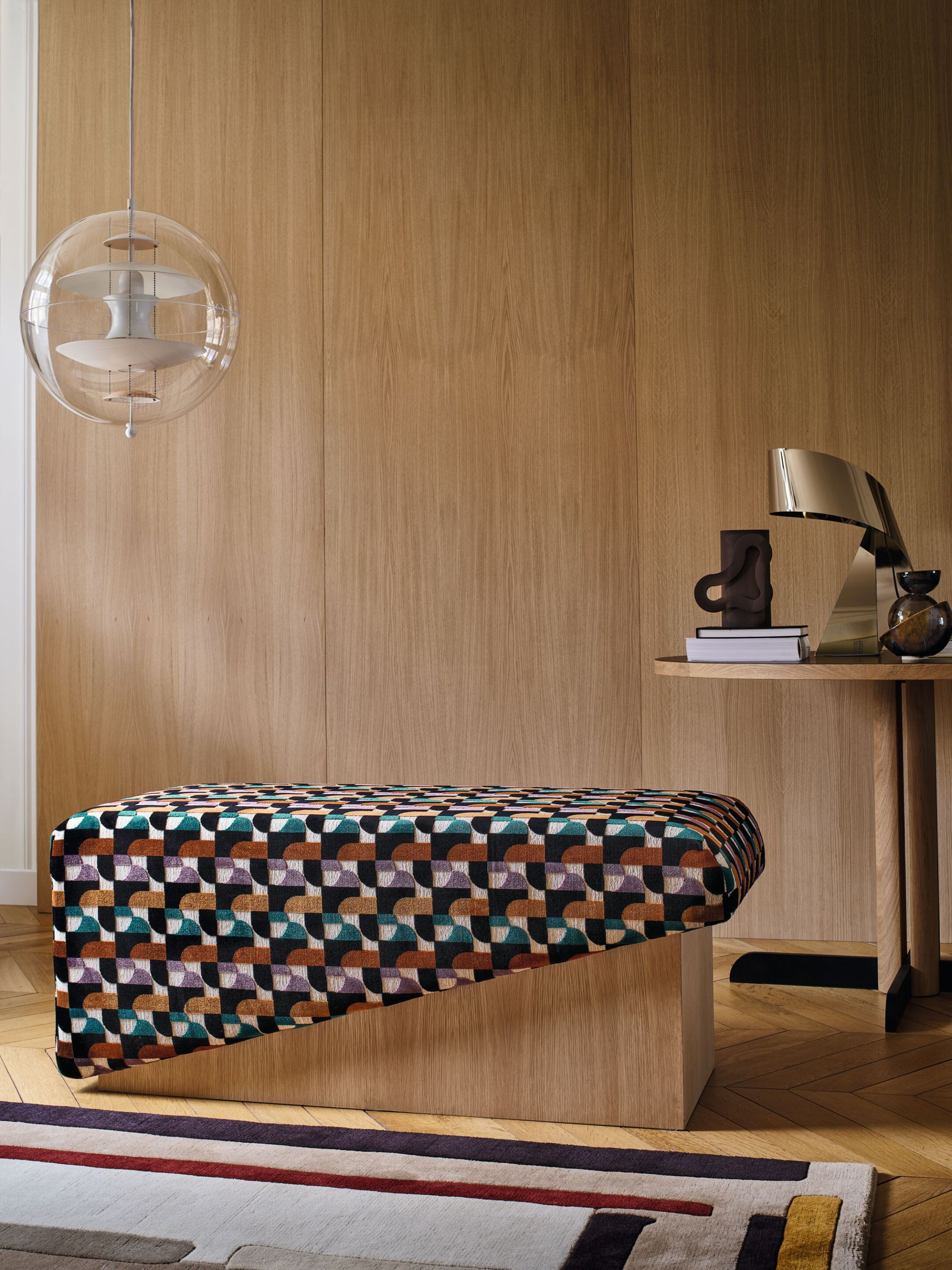 Многоцветная Жаккардовая обивочная ткань Casamance плакат ARCH-00016474