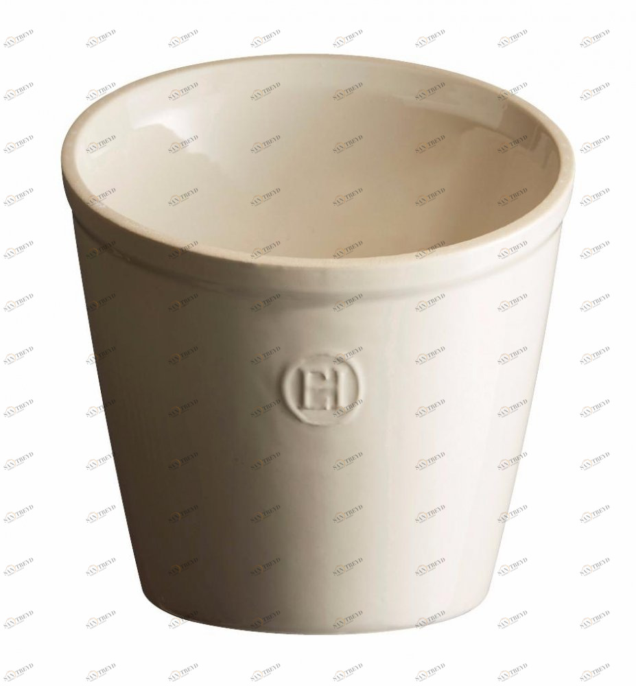 Стакан керамический для кухонных предметов и аксессуаров кремовый Emile Henry EMILE HENRY  00-3951977 Бежевый 