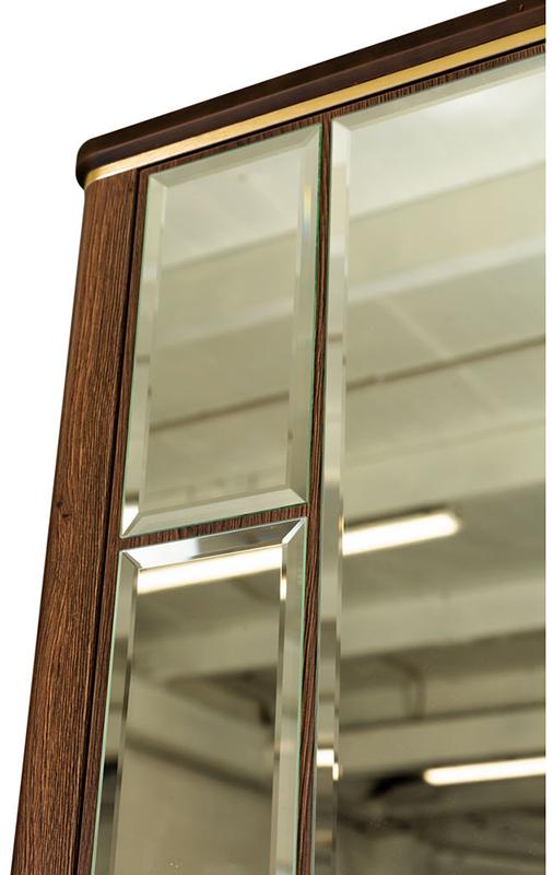 2492 Шкаф двухстворчатый с зеркалами Модерн Дуб Гладстоун R-HOME 4009275H_Гладстоун - Вид №3