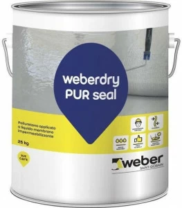 Saint-Gobain Weber Однокомпонентная полиуретановая жидкая мембрана Weberdry