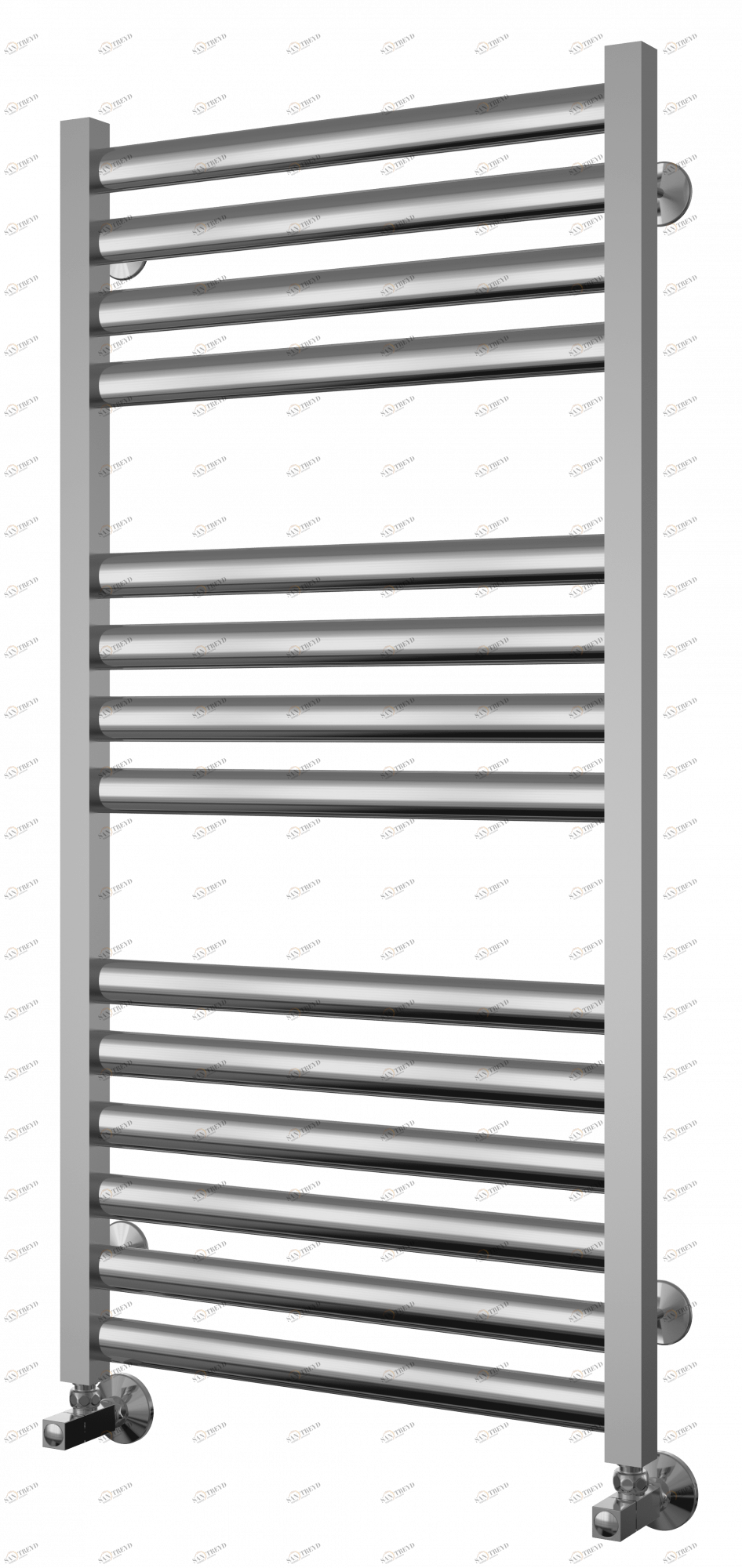 4620768884689 ЛЮКС Грета П14 500х1060 (6+4+4+) Полотенцесушитель TERMINUS RAL 9005 матовый