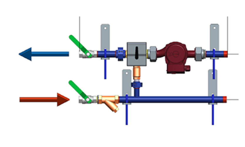 Danfoss Узлы АУУ-Т без термомонометров АУУ-T-32-4,8-10 150U3623 