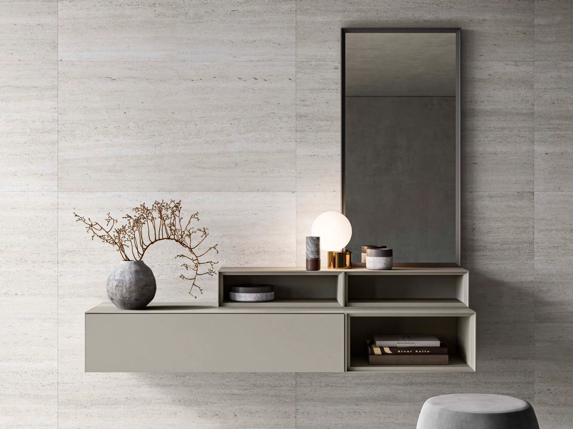 Деревянная тумбочка с ящиками Alf DaFrè Fil ARCH-00029648 - Вид №4