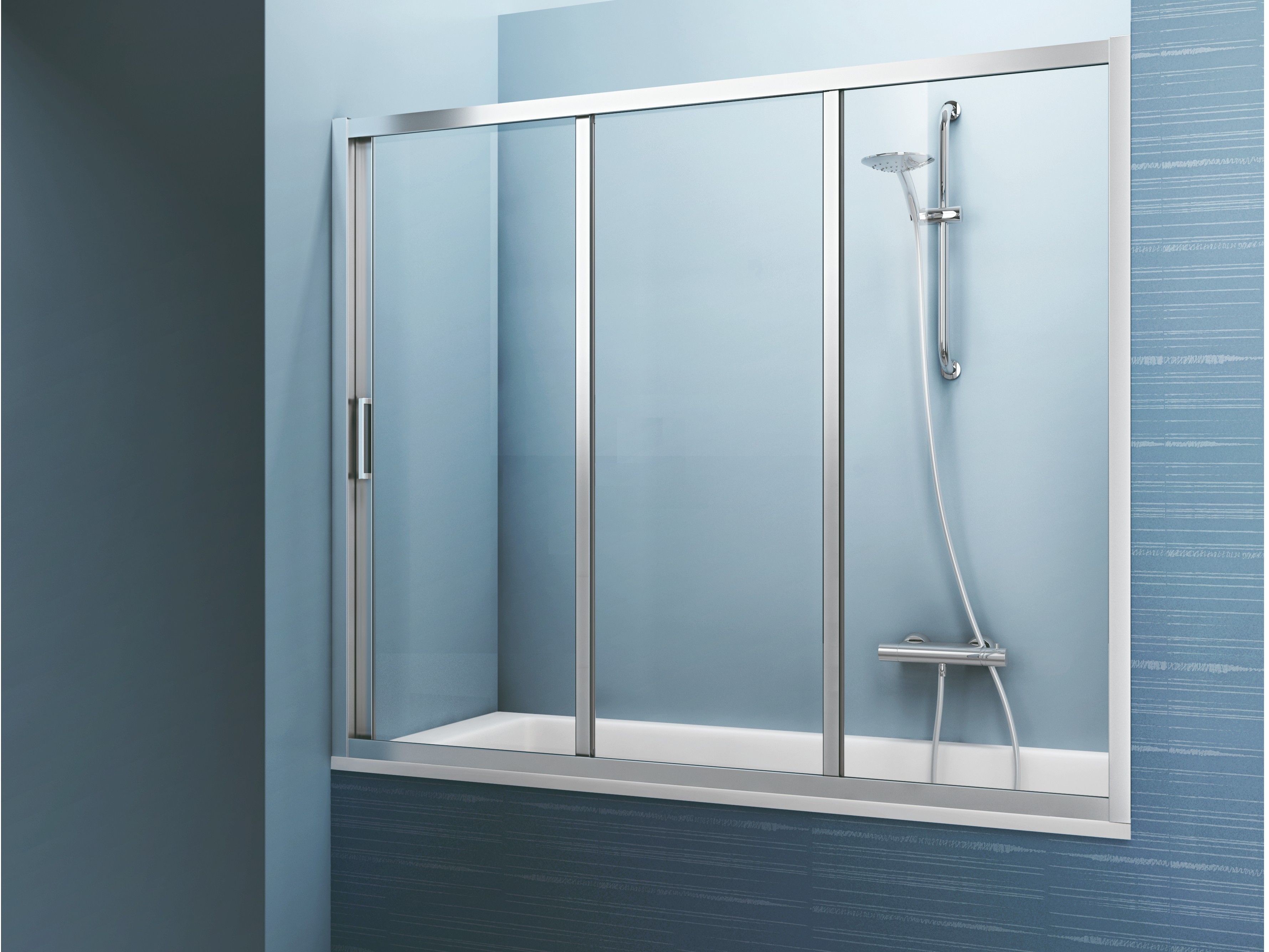 Раздвижная стена для ванны ARBLU Меркурий ARCH-00085684 - Вид №1