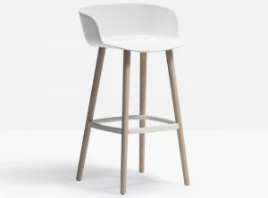 Pedrali Табурет полипропиленовый с подлокотниками с подставкой для ног Babila