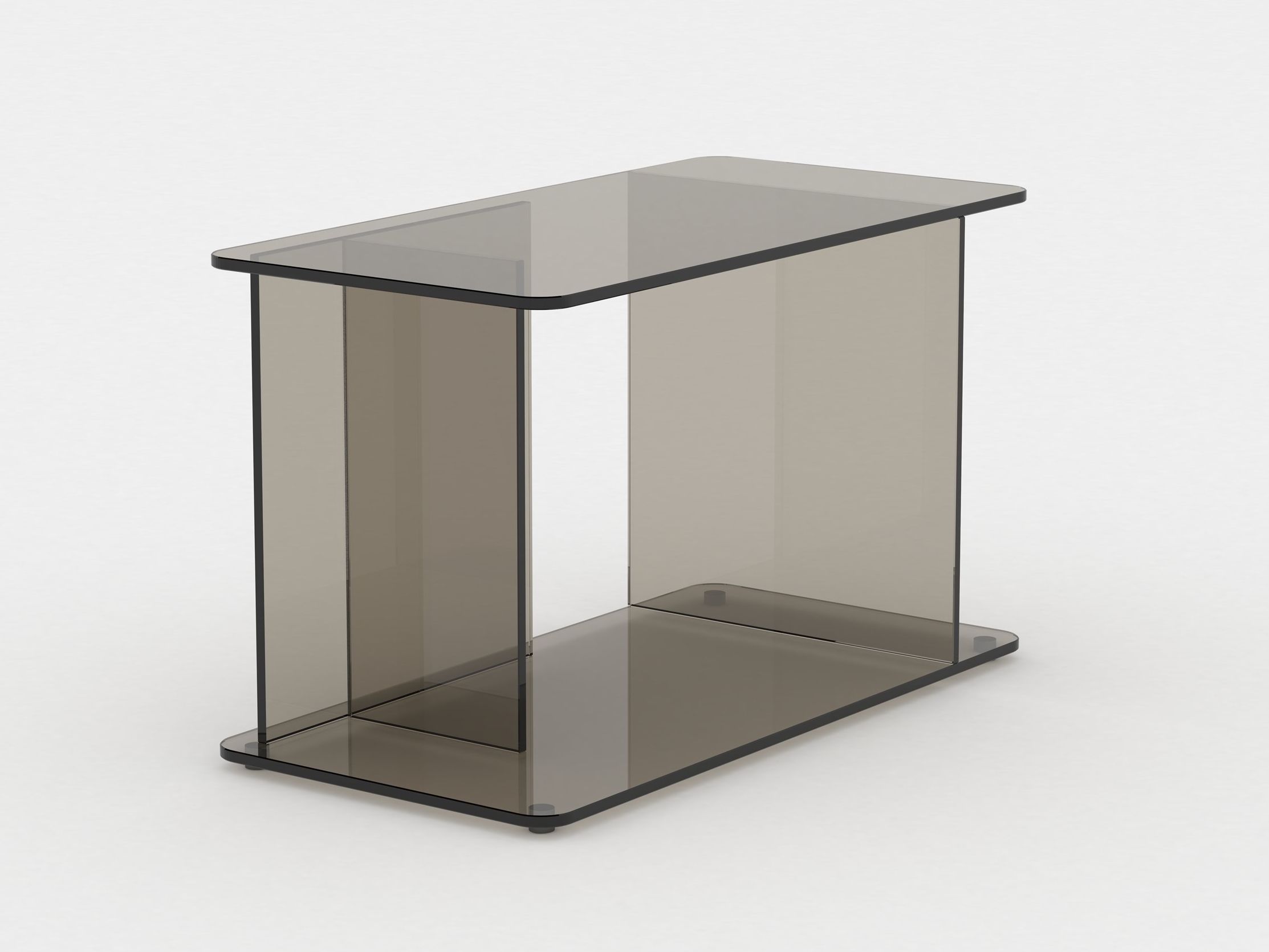 Прямоугольный журнальный столик из закаленного стекла Case LUCENT ARCH-00082819 - Вид №9