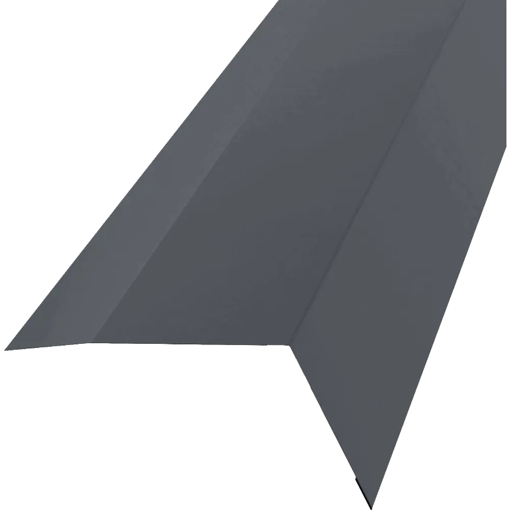 Планка карнизная 100x65 мм 2 м 0.4 мм RAL 7024 графит 84427766 STLM-2188907 Santreyd 
