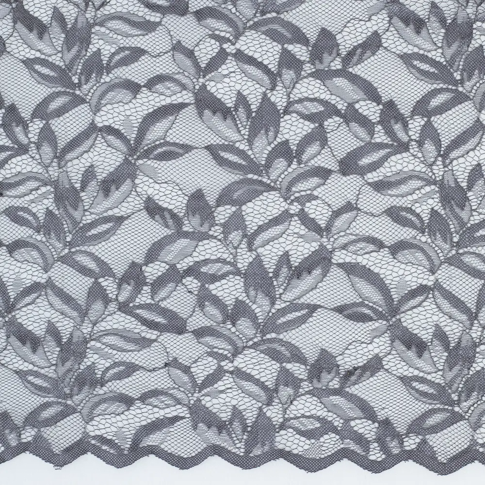 Тюль на ленте Листья 28992 300x280 см цвет серый AMORE MIO STLM-2172329 - Вид №3