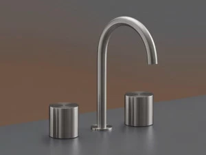 Ceadesign Смеситель для умывальника из нержавеющей стали с 3 отверстиями и регулируемым изливом Opus Ops 14