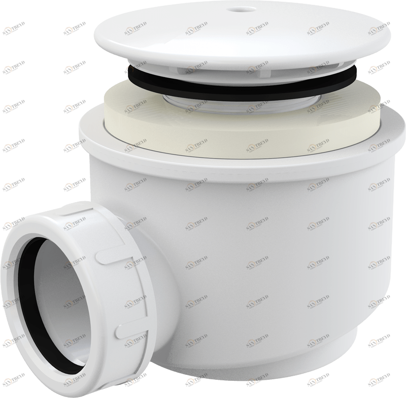 Сифон для душевого поддона, белый ALCAPLAST A47B60