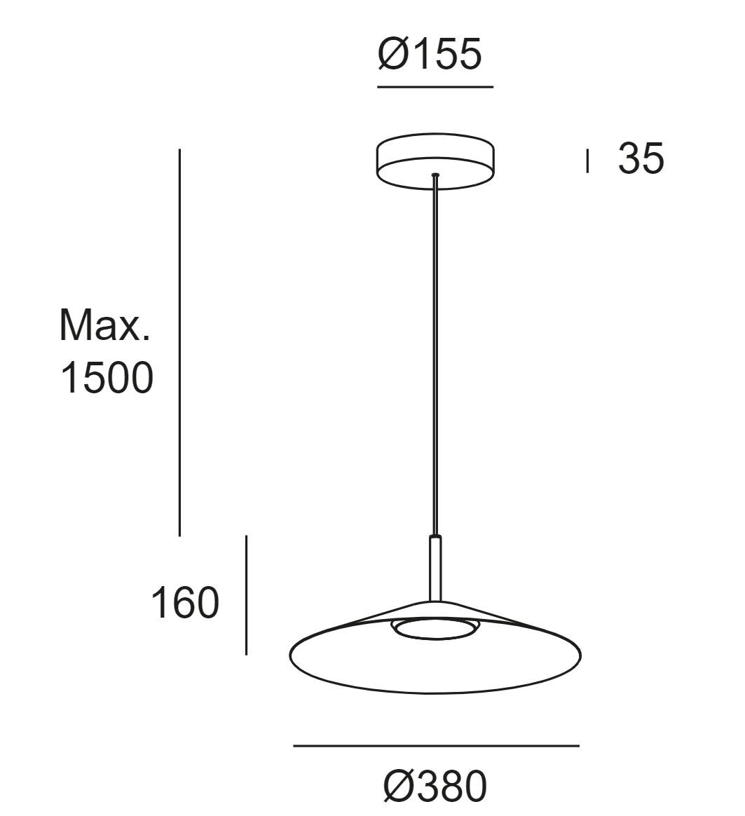 Стальной подвесной светильник LedsC4 H ARCH-00027650 - Вид №8