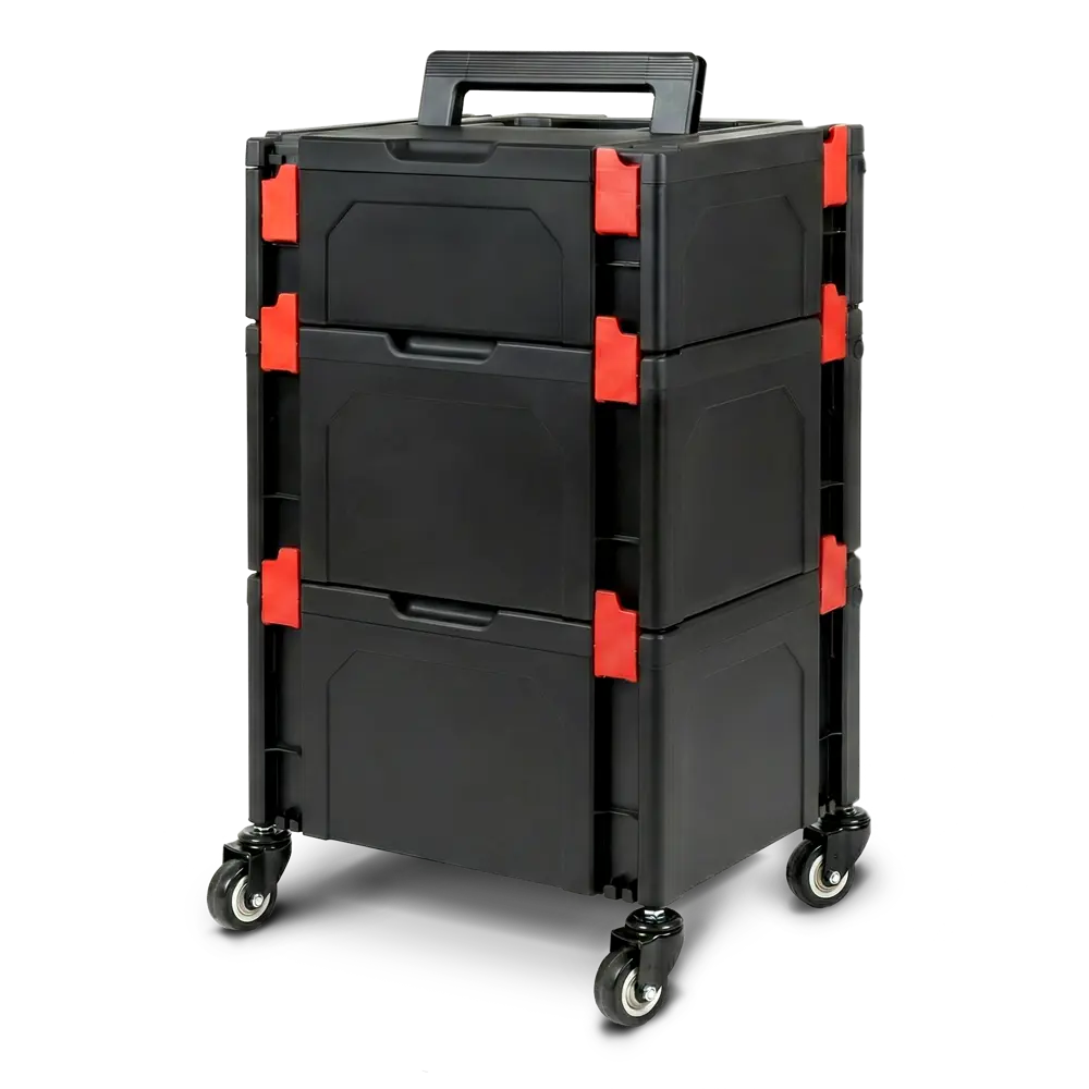 Ящик для инструментов Jettools Pro 395x295x670 мм, пластик 3 шт STLM-2121303