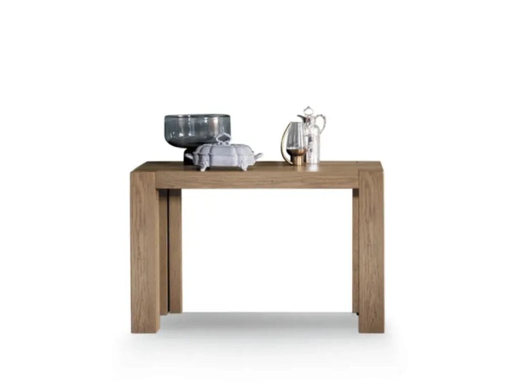 Прямоугольная выдвижная консоль из массива дерева Devina Nais Бруклин ARCH-00136218