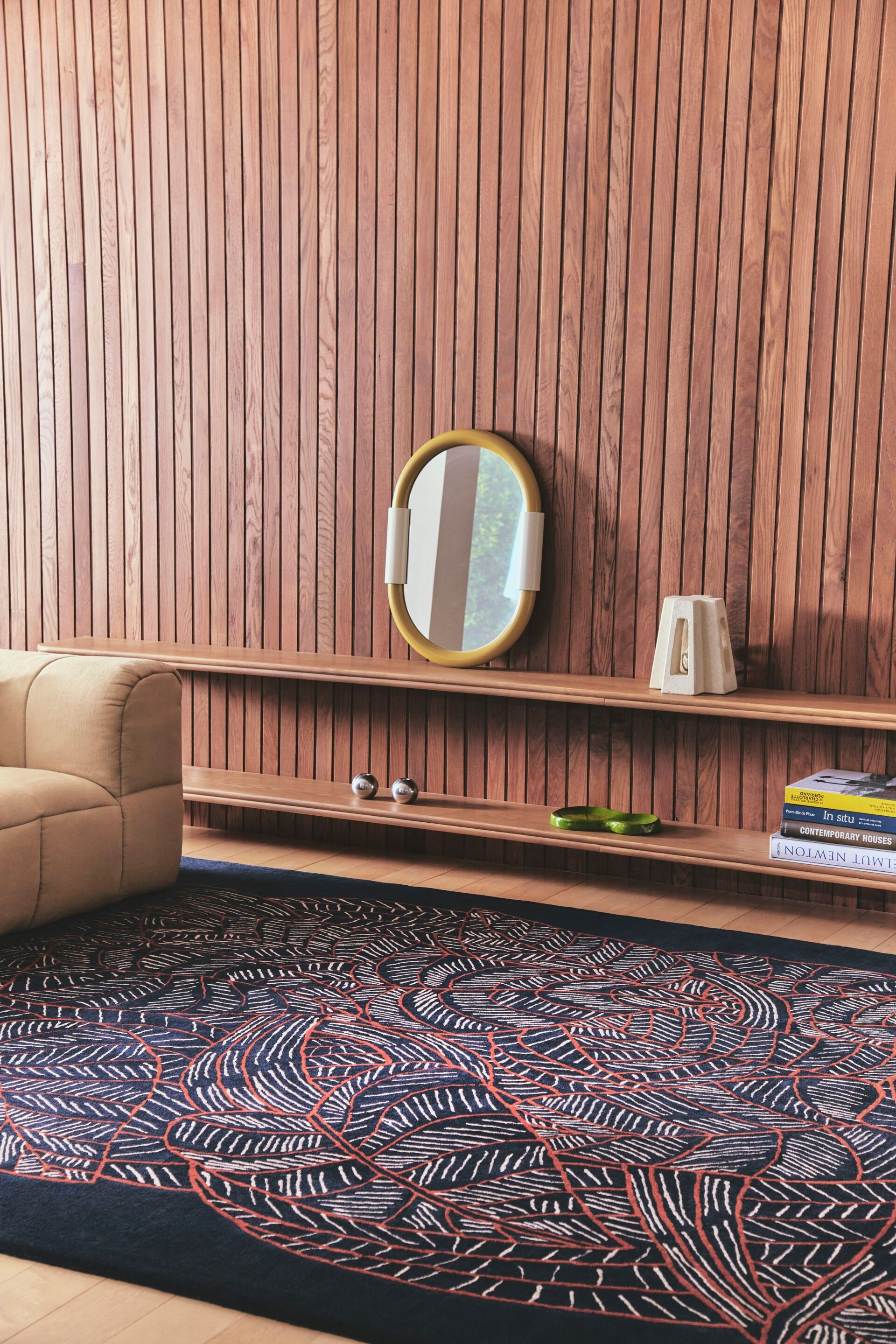 Шерстяной ковер ручной работы Toulemonde Bochart EDEN BLEU ARCH-00139556 - Вид №3