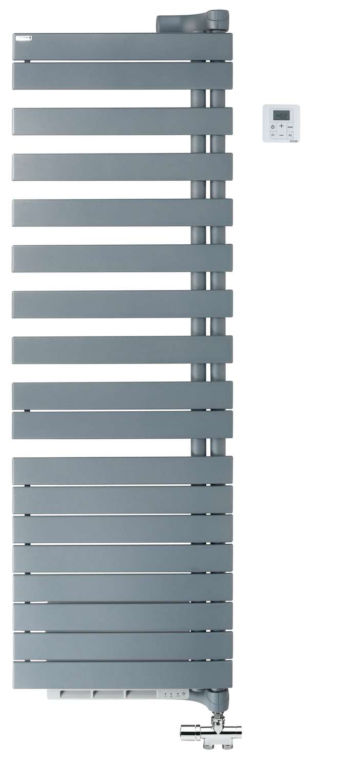 Водяной радиатор XRR128-055IFS Régate Twist +Air, pivot à droite (Avec soufflant) Acova 1280  - Вид №2